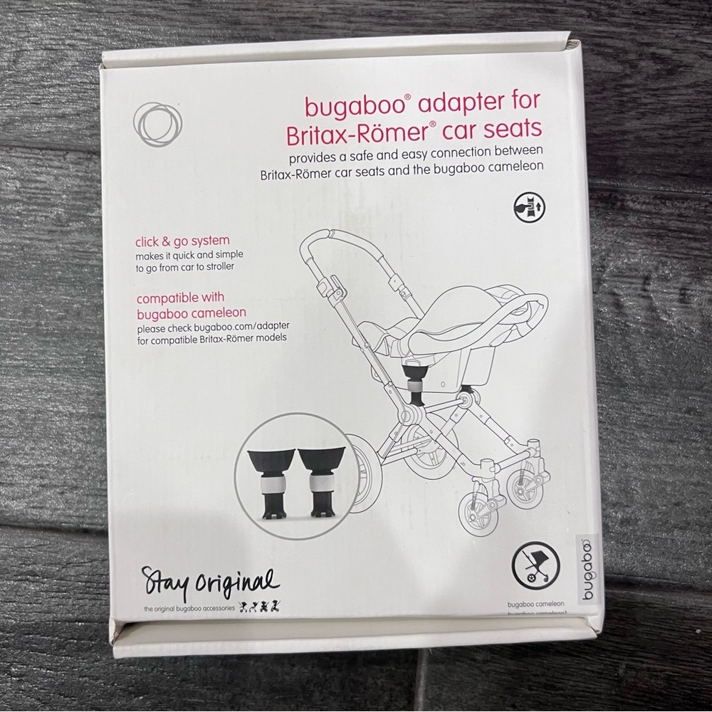 Bugaboo cameleon 3 adapter for Britax-romer car seat  new